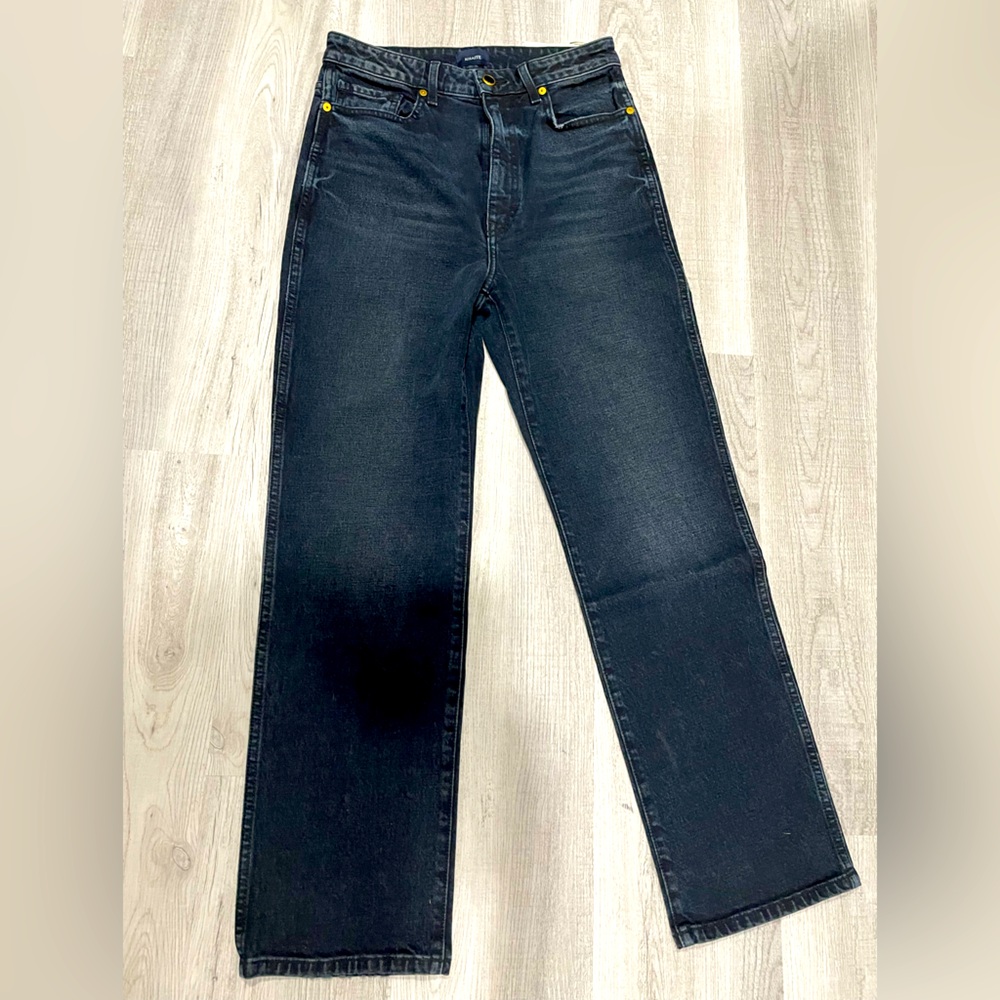 Khaite Abigail stretch straight leg jean